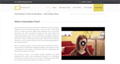 Desktop Screenshot of internshipschina.com